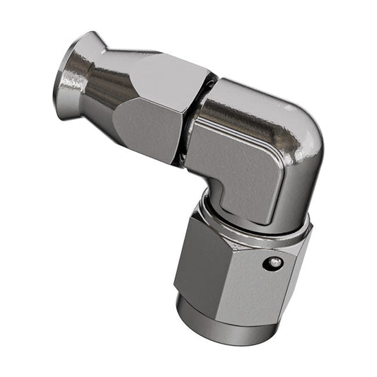 Goodridge, hose end 90 degree swept bend tube. SS