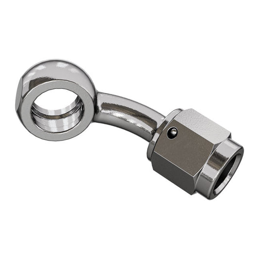 Goodridge, banjo adapter 45 degree 3/8" or M10 bolt hole