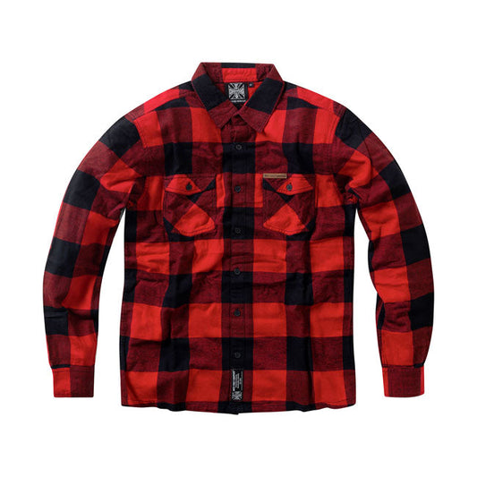 Wcc Rigid Flannel shirt red/black