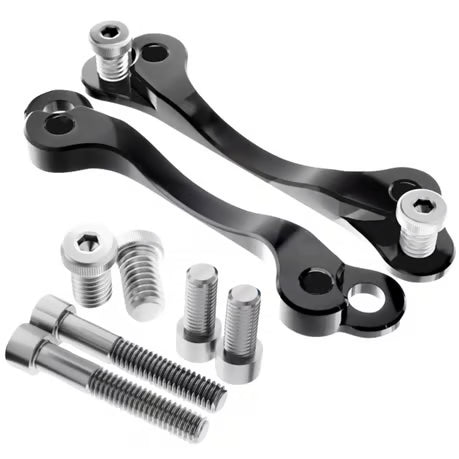 Kraus, KR8 front fender adapter bracket kit. Black