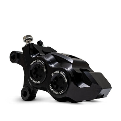 PM, Race Series 4-P Monobloc caliper. Left front. Black
