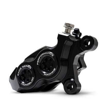 PM, Race Series 4-P Monobloc caliper. Right front. Black