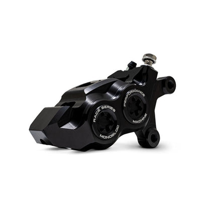 PM, Race Series 4-P Monobloc caliper. Right front. Black