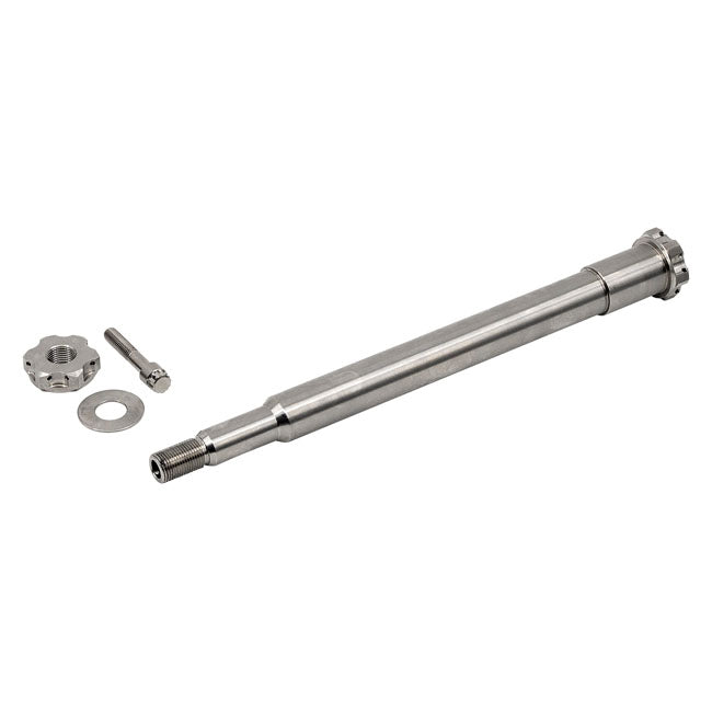 Trask, front wheel axle. Titanium