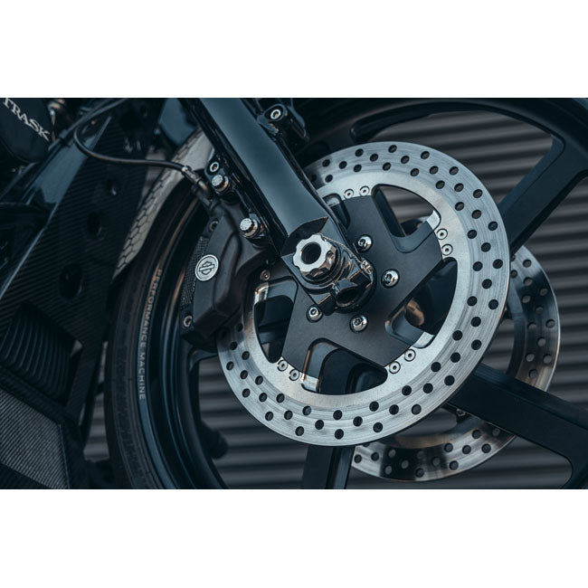 Trask, front wheel axle. Titanium