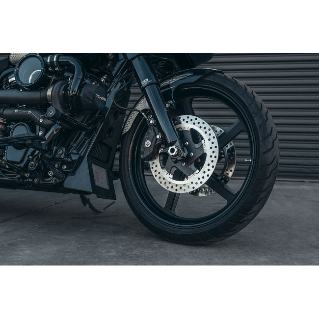 Trask, front wheel axle. Titanium