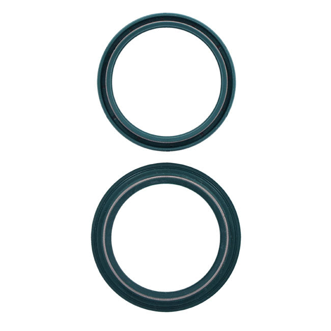 SKF, fork seal kit 49mm. Green.  (one fork tube)
