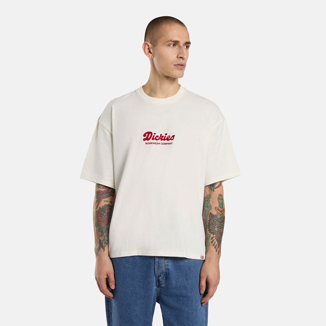 Dickies Lewistown Embro t-shirt egret