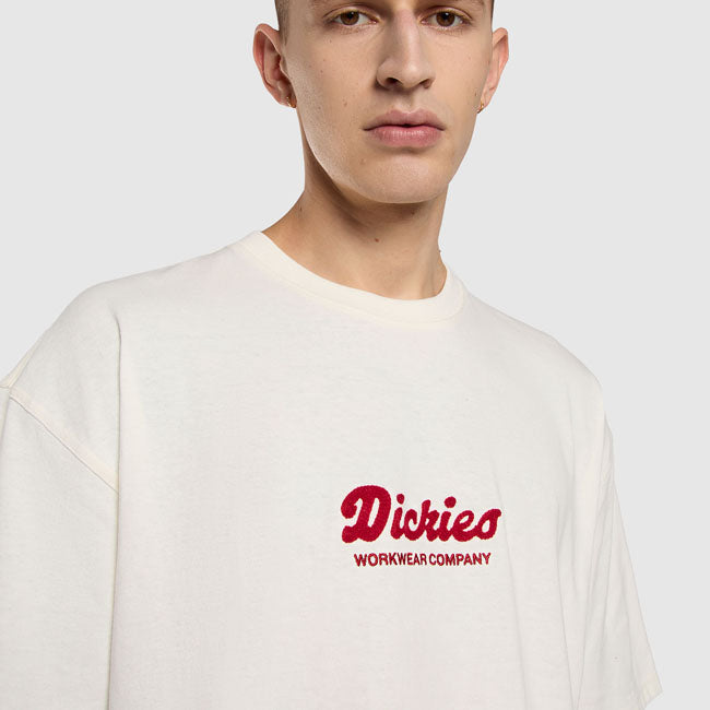 Dickies Lewistown Embro t-shirt egret