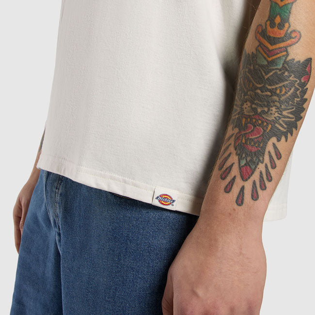 Dickies Lewistown Embro t-shirt egret