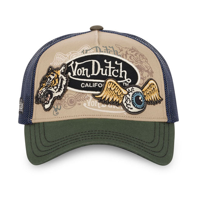Von Dutch Patches 07 cap olive/navy