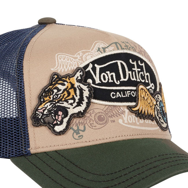 Von Dutch Patches 07 cap olive/navy