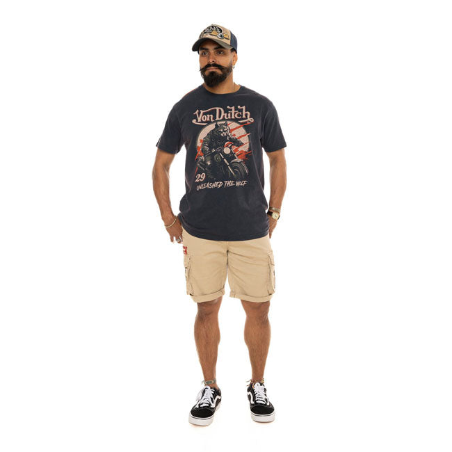 Von Dutch Wolfy t-shirt navy
