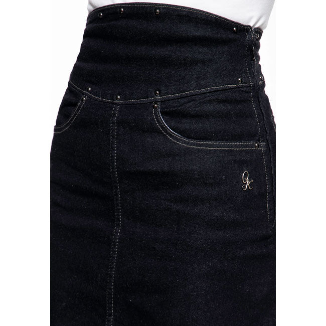 Queen Kerosin Biker pencil skirt