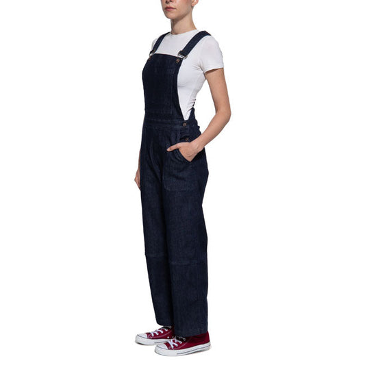 Queen Kerosin bib overall blue