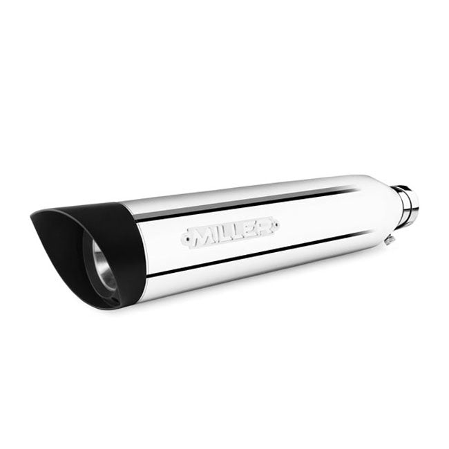 *2 WEEKS EXTRA TRANSIT TIME* Miller, Destiny slip-on mufflers. Euro 5. Polished