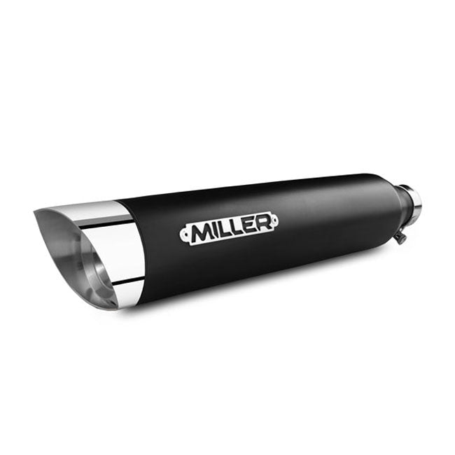 *2 WEEKS EXTRA TRANSIT TIME* Miller, Destiny Slip-On Mufflers. Euro 5. Matte Black