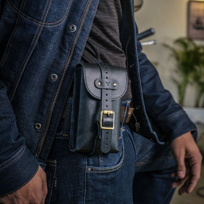 Trip Machine, Moto Exclusive Utility Pouch. Black