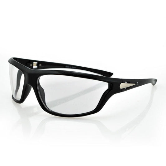 ZANheadgear Florida Sunglass Gloss Black Frame Clear Lens