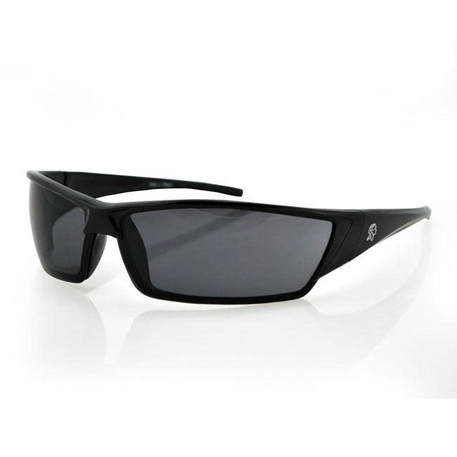 ZANheadgear Utah Sunglass Gloss Black Frame Smoked Lens