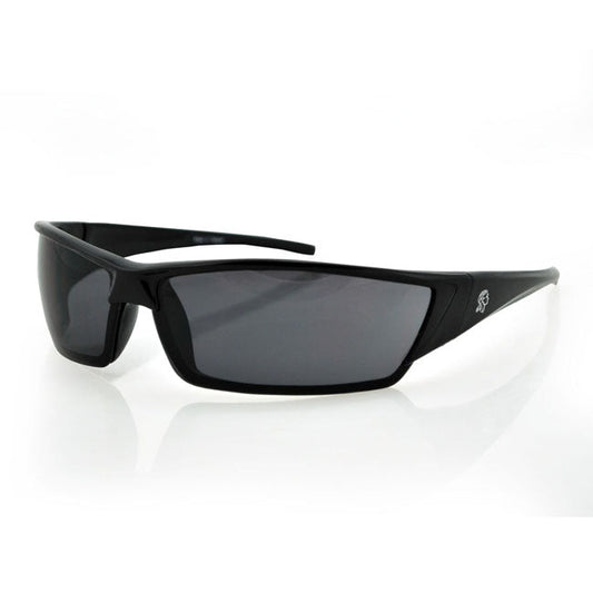 ZANheadgear Utah Sunglass Gloss Black Frame Smoked Lens