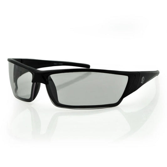 ZANheadgear Utah Sunglass Gloss Black Frame Clear Lens