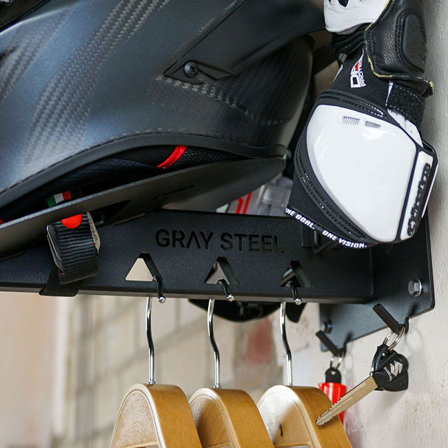 Gray Steel X7 Helmet