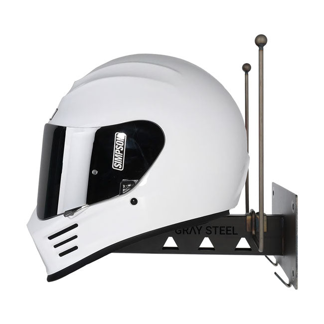 Gray Steel X7 Helmet