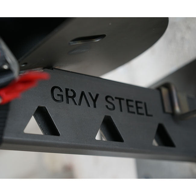 Gray Steel X7 Helmet