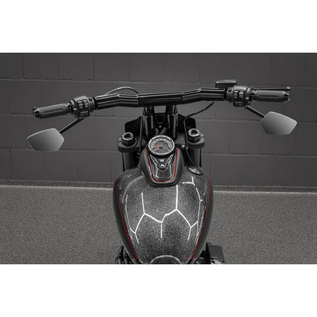 Killer Custom, ''Back Saver'' Raked T-Bar Mega handlebar 4"