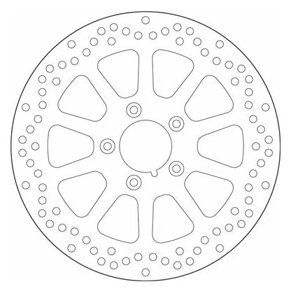 SBS, ''10-Spoke Rigid'' brake rotor 292mm. Front