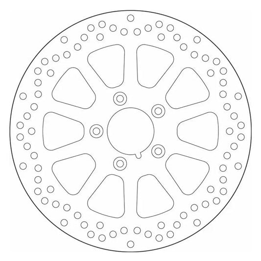 SBS, ''10-Spoke Rigid'' brake rotor 292mm. Front