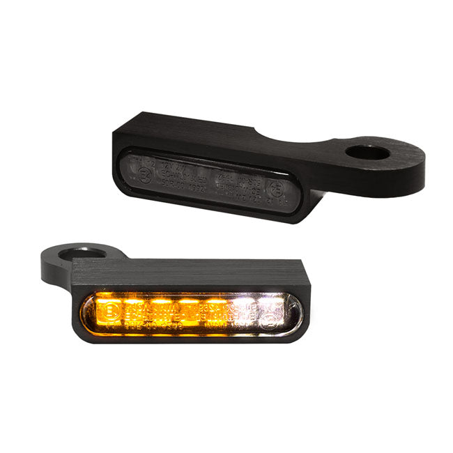 HeinzBikes, ''Stripes'' below bar turn signals. PL. Black