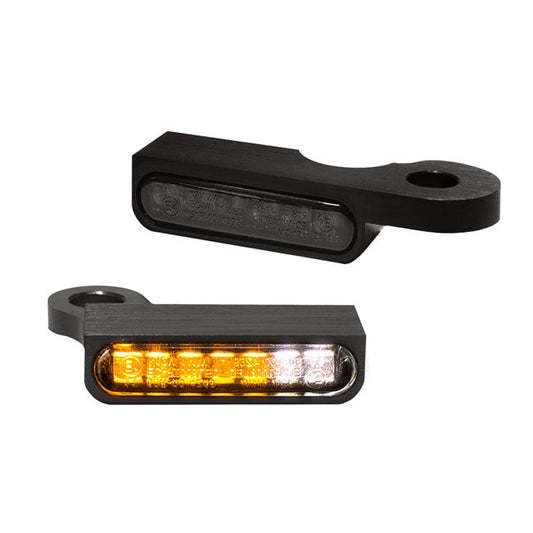 HeinzBikes, ''Stripes'' below bar turn signals. PL. Black