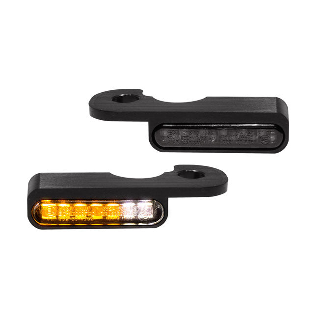 HeinzBikes, ''Stripes'' below bar turn signals Black with PL