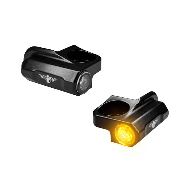HeinzBikes, Nano below bar turn signals Black with PL