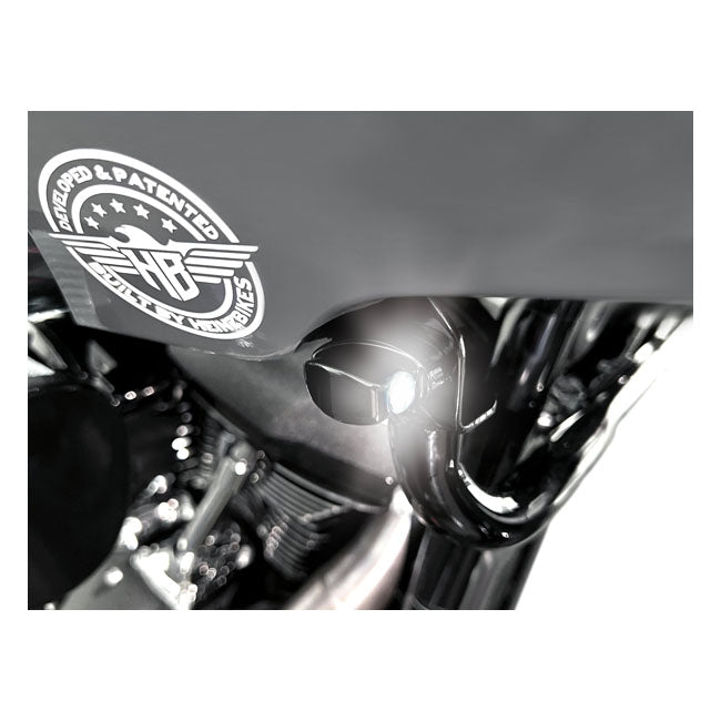 HeinzBikes, ST Nano front signals. Black