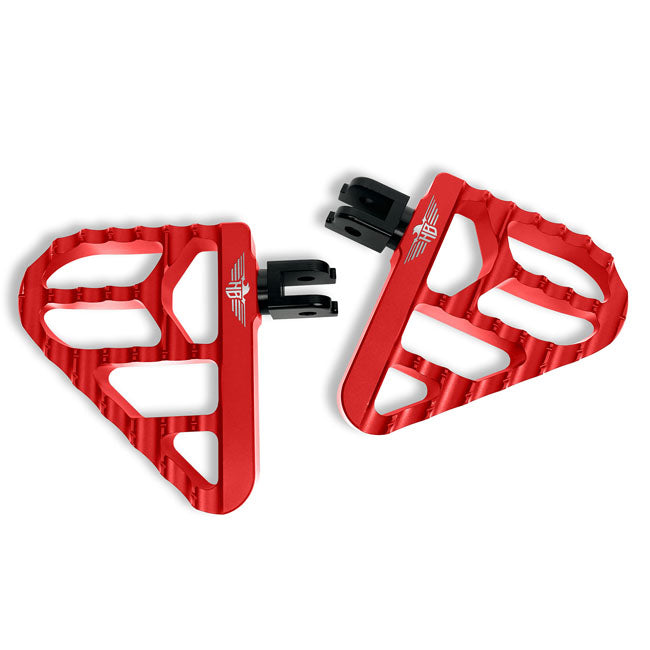 HeinzBikes, mini floorboards performance driver V2. Red