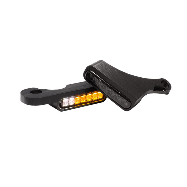 HeinzBikes, ''Stripes'' below bar turn signals. Black anodized