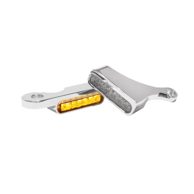 HeinzBikes, ''Stripes'' below bar turn signals Chrome no PL