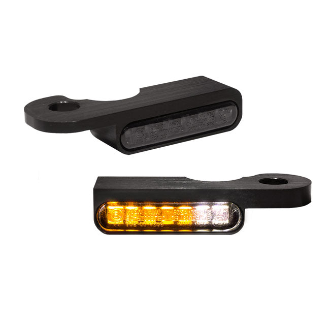 HeinzBikes, ''Stripes'' below bar turn signals Black with PL