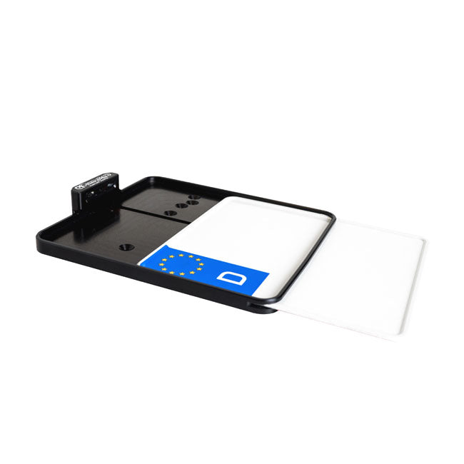 *6 DAYS EXTRA TRANSIT TIME* HeinzBikes, side mount license plate bracket. Black