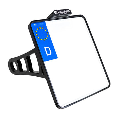 *6 DAYS EXTRA TRANSIT TIME* HeinzBikes, side mount license plate bracket. Black