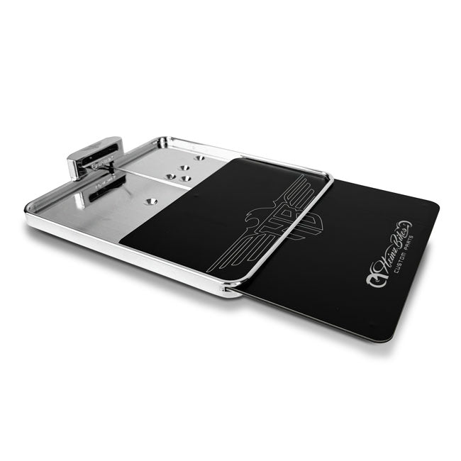 HeinzBikes, side mount license plate bracket. Chrome