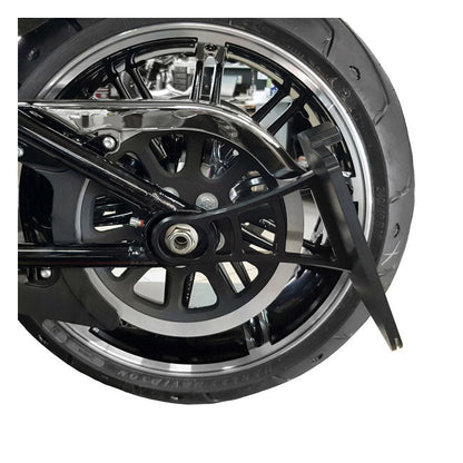 HeinzBikes, side mount license plate bracket. Black
