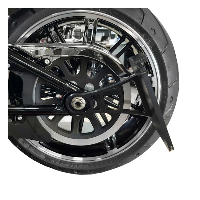 HeinzBikes, side mount license plate bracket. Black