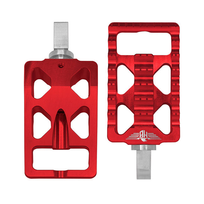 HeinzBikes, MX foot pegs V1. Red