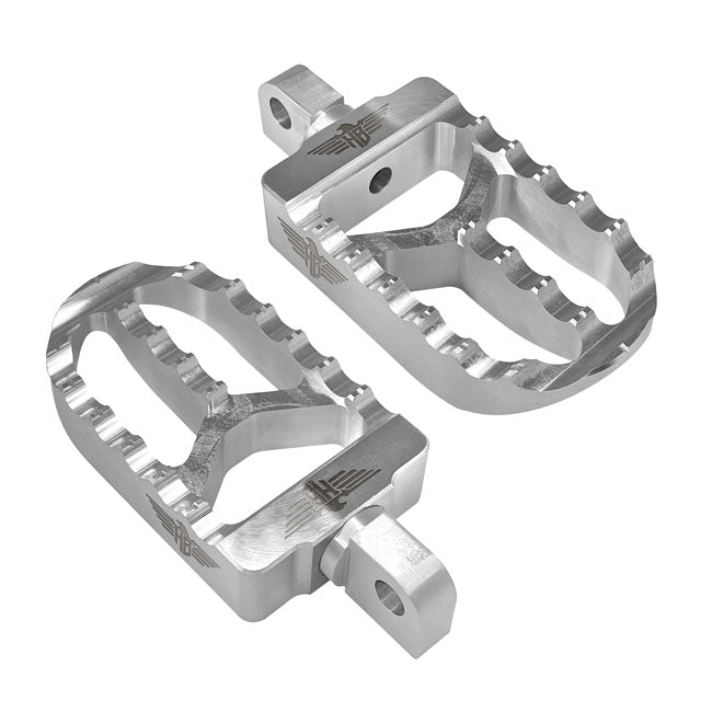 HeinzBikes, MX foot pegs V2. Silver