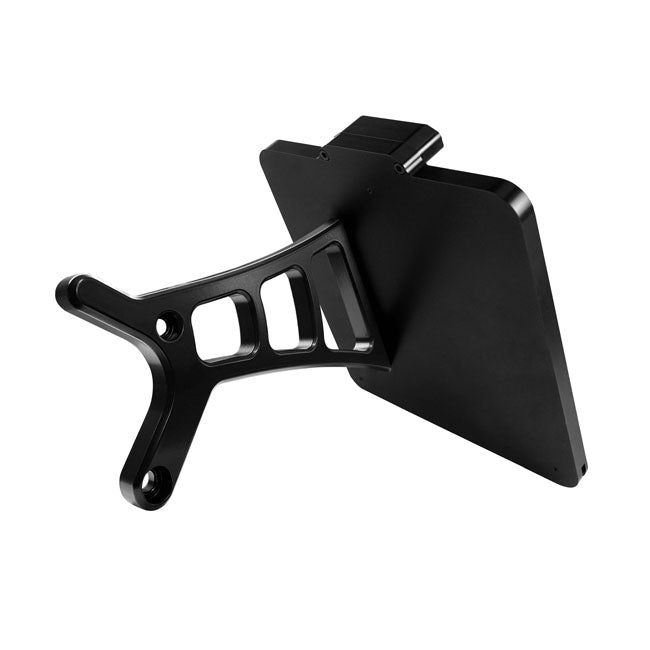 *6 DAYS EXTRA TRANSIT TIME* HeinzBikes, side mount license plate bracket. Black