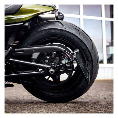 *6 DAYS EXTRA TRANSIT TIME* HeinzBikes, side mount license plate bracket. Black